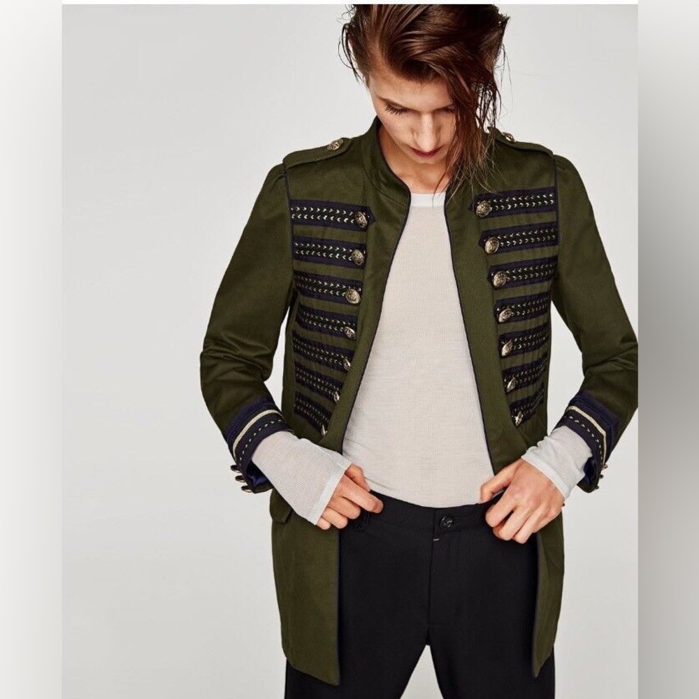 Zara military/band jacket